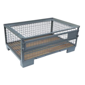 Gitterbox GB014 half met anti-diefstalklep 1240x835x550