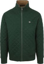 Gant Quilted Vest Donkergroen maat Maat 52/54 (L) Heren, Verzenden, Nieuw, Maat 52/54 (L), GANT