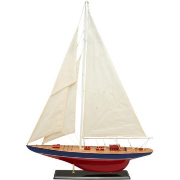 Zeilboot Model 65cm Blauw, Ophalen of Verzenden, Nieuw