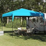 vidaXL Luifel Tent Blauw 290 x 290 x 251 cm Stof, Verzenden, Nieuw