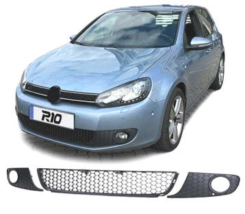 CALANDRE PARE-CHOCS VOLKSWAGEN VW GOLF 6 08-13 NOIR, Autos : Pièces & Accessoires, Verzenden