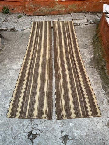 Kelim - 276 cm - 54 cm - Twee bijpassende handgeweven, Nieuw