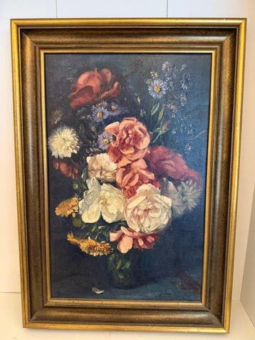 Willem Elisa Roelofs jr. (1874–1940) - Bloemstilleven met