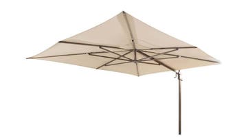 4 Seasons Outdoor Finca parasol met Wengé frame en Beach, Tuin en Terras, Nieuw