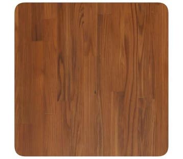 Eiken tafelblad 50x50 donker | Retour deal voor de snelle..., 50 tot 100 cm, Verzenden, 50 tot 100 cm, Zo goed als nieuw