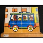 Verticale stokpuzzel Schoolbus, Verzenden, Nieuw
