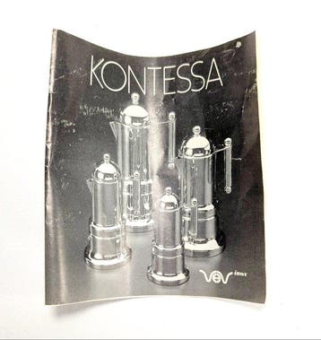 Veg Vigano - Koffiepot - Staal - Grande Kontessa