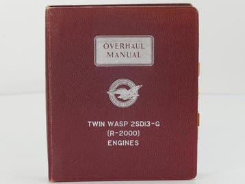 Pratt & Whitney Twin Wasp 2SD13-G (R-2000) – Overhaul Man., Livres, Transport, Ophalen of Verzenden