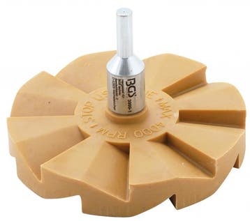 Bgs Technic Caramel pad, stickerverwijderaar zigzag diameter, Verzenden