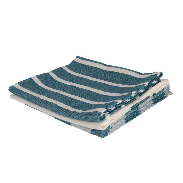 Cosy & Trendy Keukenhanddoek - Royal Blue (3 stuks), Huis en Inrichting, Keuken | Textiel, Nieuw, Verzenden