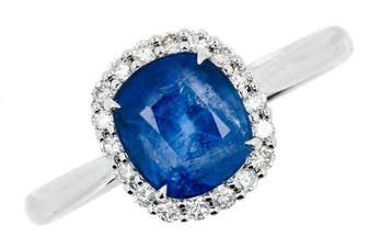 Zonder minimumprijs - Ring - 14 karaat Witgoud - 2.19ct. tw., Nieuw