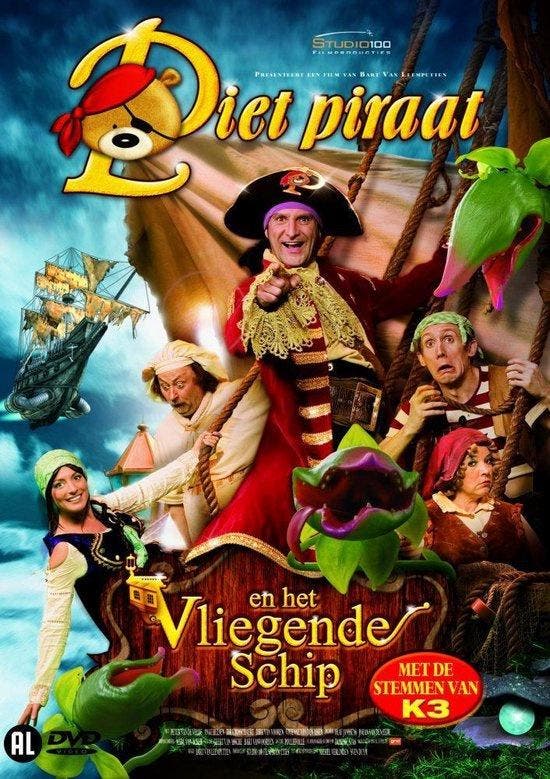 Piet piraat het vliegende schip (dvd tweedehands film), CD & DVD, DVD | Action, Enlèvement ou Envoi