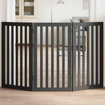 vidaXL Hondenhek inklapbaar 3 panelen 150 cm populierenhout, Verzenden