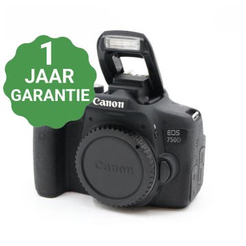 10% korting | Canon EOS 750D body | Tweedehands, Audio, Tv en Foto, Verzenden, Zo goed als nieuw, Canon