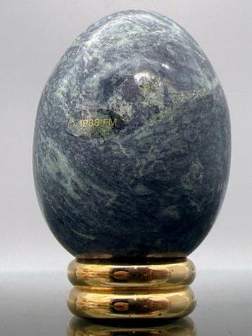 Fabergé ei - Schatkist van eieren - Verguld, Marmer