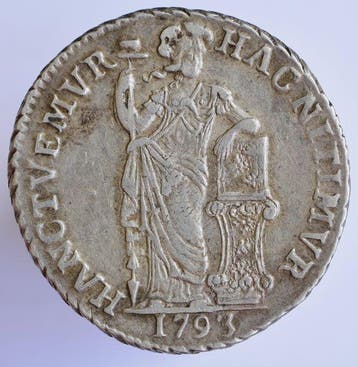 Nederland, West-Friesland Generaliteitsgulden 1793 (Zonder