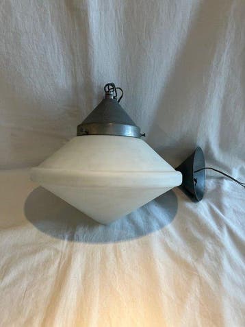 Plafondlamp - Glas, Metaal, Antiek en Kunst