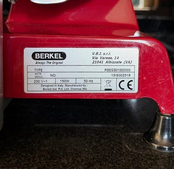 Berkel - Snijmachine - Staal