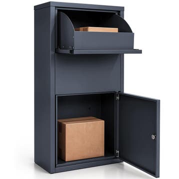 Avalo Pakketbrievenbus | Antraciet 44x22x82 CM | Met Slot, Verzenden
