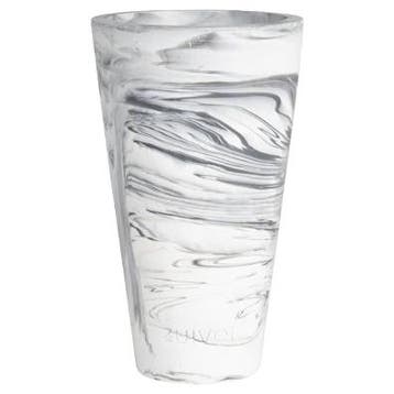 Zuiver Conic Vase S Black/white - Vaas, Verzenden