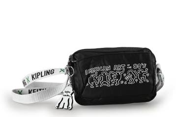 Kipling Schoudertas Zwart, Handtassen en Accessoires, Tassen | Damestassen, Verzenden, Zo goed als nieuw, Zwart