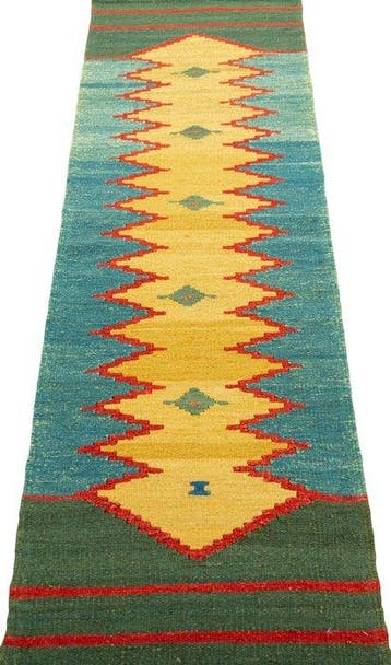 Handgeweven designer-kelim - Kelim - 187 cm - 51 cm, Nieuw