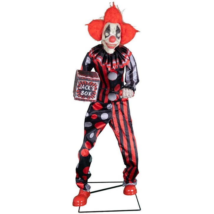 Halloween Decoratie Clown Jester Jack 175cm Animatronic, Muziek en Instrumenten, Licht en Laser