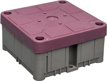 ABB Boîte De Jonction Recyclée 3640 Avec Capot Rouge -, Verzenden
