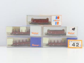 Roco N - 25556/25587/25588/25589/25406 - Wagon de, Nieuw