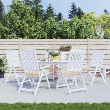 vidaXL Tuinstoelkussens 6 st 40x40x3 cm oxford stof beige, Verzenden, Nieuw