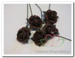 Mulberry Roosjes Choc Bruin 10-15 mm pak
