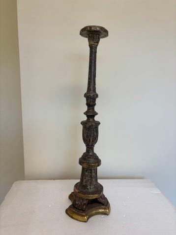 Kaarsenhouder - Hout - Kandelaar - 54 cm