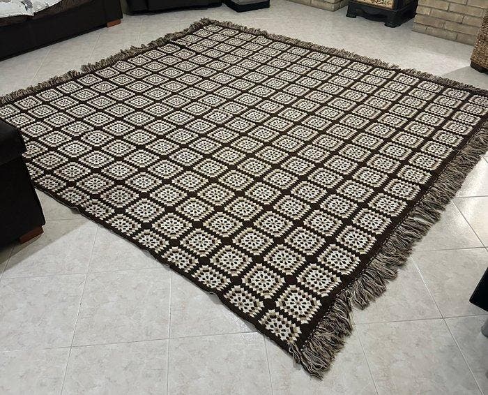 Vloerkleed - 262 cm - 249 cm - Zeldzaam vintage tapijt, Huis en Inrichting, Stoffering | Tapijten en Vloerkleden