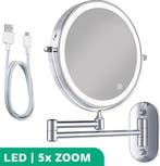 2dekans | Make Up Spiegel met LED Verlichting - 5X, Huis en Inrichting, Ophalen of Verzenden, Nieuw