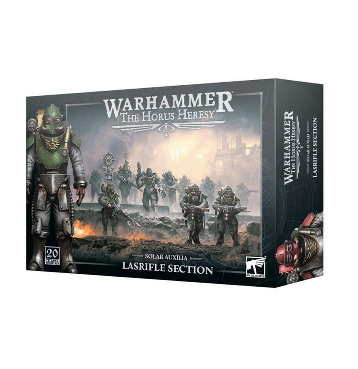 The Horus Heresy Solar Auxilia Lasrifle section (warhammer, Hobby en Vrije tijd, Wargaming, Ophalen of Verzenden