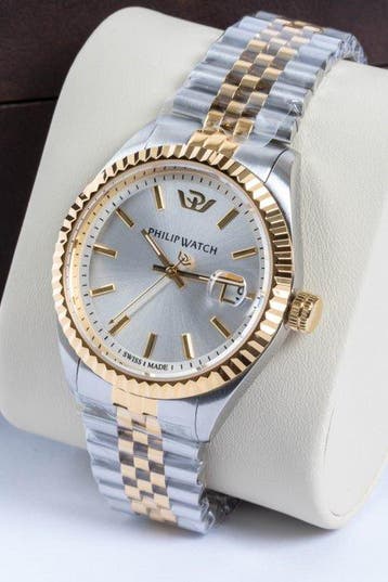 Philip Watch - Caribe Urban - Date - Silver/Gold - Swiss