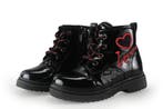 Leone Veterboots Meisjes in maat 24 Zwart, Kinderen en Baby's, Verzenden, Jongen of Meisje, Schoenen, Zo goed als nieuw