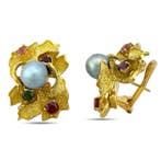 Boucles doreilles - 18 carats Or jaune, Boucles doreilles, Handtassen en Accessoires, Oorbellen, Nieuw
