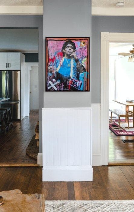 TedyZet - El Diego After Hours, Antiquités & Art, Art | Peinture | Moderne