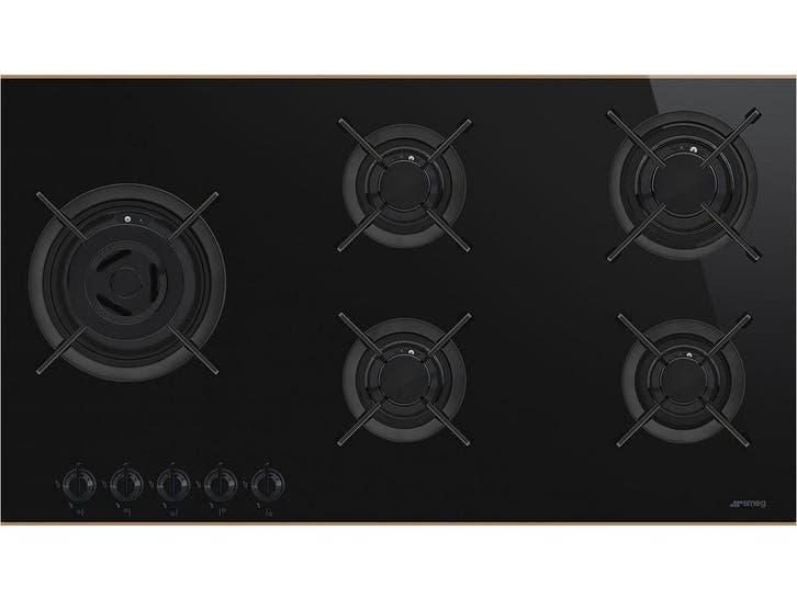 Smeg Dolce Stil Novo PV695LCNRDE - Gaskookplaat - 5 zone(s), Elektronische apparatuur, Fornuizen, Zo goed als nieuw, Verzenden