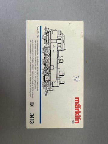 Märklin H0 - 3413 - Locomotive avec tender (1) - Inclut, Hobby en Vrije tijd, Modeltreinen | H0, Nieuw