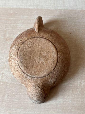 Oud-Romeins, Keizerrijk Terracotta Romeinse olielamp (Zonder, Antiek en Kunst