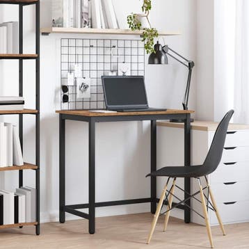 vidaXL Tafel Oudhout 100 x 50 x 76,5 cm Engineered hout en, Huis en Inrichting, Bureaus, Verzenden, Nieuw