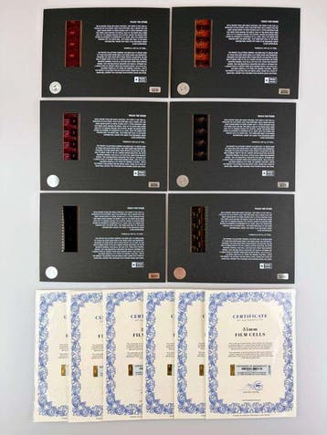 Rocky – Extremely rare set of 6 Mounted 35mm Film Cells –, Nieuw
