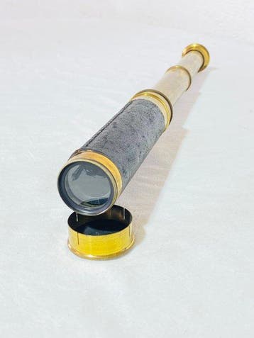 Télescope - Longue-vue ancienne Maritime , optique -