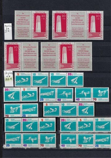 Duitsland - Oost-Duitsland / DDR Combinaties - Michel, Gestempeld
