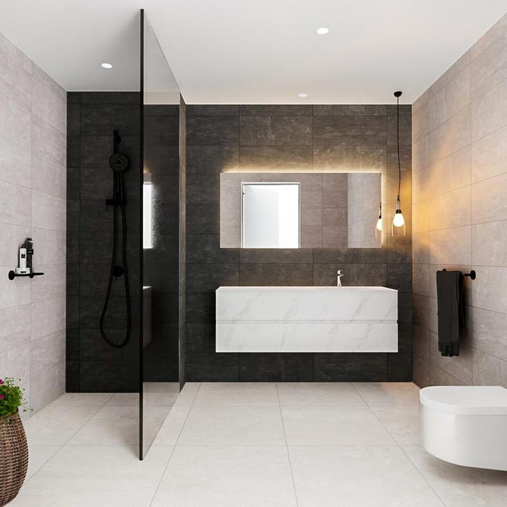 Badkamermeubel BWS Valencia Carrara Mat 150 cm Solid Surface, Bricolage & Construction, Sanitaire, Enlèvement ou Envoi
