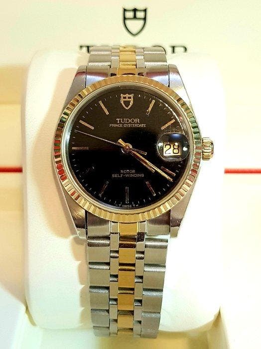 Tudor - Prince Oysterdate - BLACK DIAL - Sans prix de, Bijoux, Sacs & Beauté, Montres | Anciennes | Antiquités
