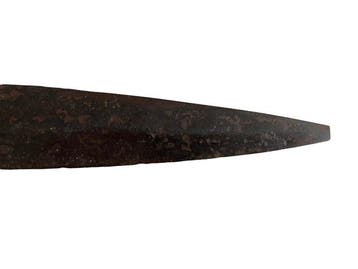 Viking Grote ijzeren speerpunt met tang (Zonder