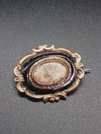 Broche - 14 karaat Verguld, Metaal, Geel goud - Rouw Memento